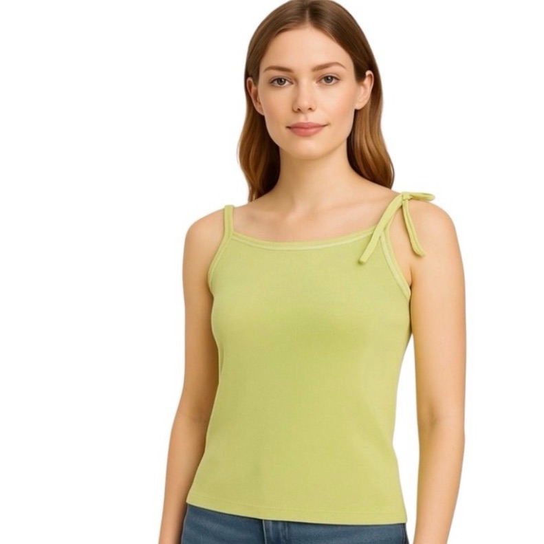 Ann Taylor Loft Petites Light Green Ribbed Tank Top Size Xsp